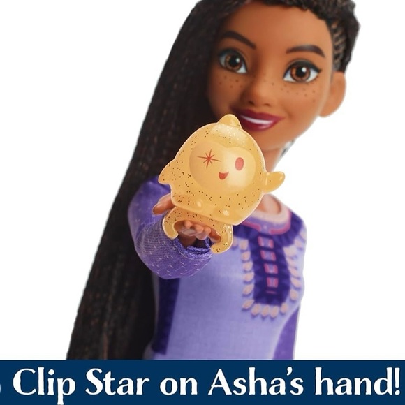 Disney Wish Singing Asha De Rosas Cantante Doll - Picture 6 of 9